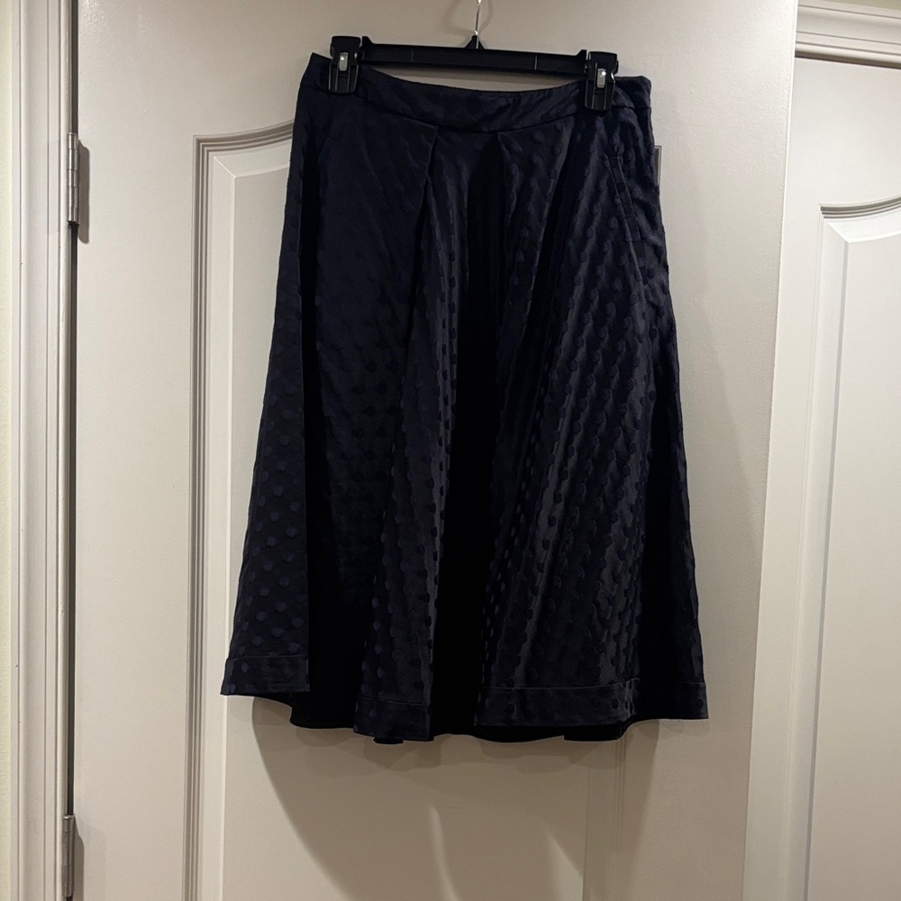 Moschino purple and black Textured Circle Skirt